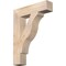 Ekena Millwork Funston Block Smooth Bracket, Douglas Fir, 5 1/2"W x 26"D x 34"H BKT06X26X34FST05SDF - alternate 1